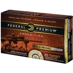 Federal GM65CRDBH1 Gold Medal   6mm Creedmoor 105 GR Berger Hybrid Open Tip Matc