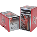 Hornady 22791 ELD Match   22 Caliber .224 75 GR 100 Box