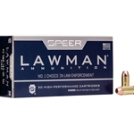 Speer Ammo 53955 Lawman   40 Smith & Wesson (S&W) 165 GR Total Metal Jacket 50 B