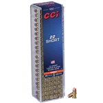 CCI 0027 Target & Plinking   22 Short 29 GR Copper-Plated Round Nose 100 Bx/ 50