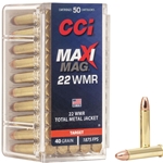 CCI 0023 Target & Plinking Maxi-Mag  22 Winchester Magnum Rimfire (WMR) 40 GR To