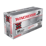 Winchester Ammo X38S1P Super-X  38 Special 158 GR Lead Round Nose 50 Bx/ 10 Cs