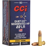 CCI 970 Small Game Quite-22  22 Long Rifle (LR) 40 GR Lead Round Nose 50 Bx/ 100