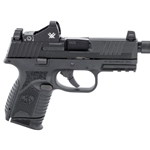 FN 66100802 509 Compact Tactical 9mm Luger 3.70" TB 12+1,24+1 Black Polymer Frame Black Steel Slide Black Interchangeable Backstrap Grip Includes Vortex Viper Red Dot & 2 Mags