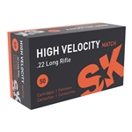 SK 420137 High Velocity 22 LR 40 gr High Velocity Match 50 Per Box