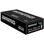 Ammo Inc 9124JHPSRR50 Signature 9mm Luger 124 gr Sierra Match Jacket Hollow Point (SMJHP) 50 Per Box