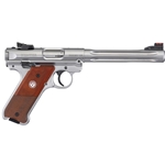 Ruger 40118 Mark IV Hunter 22 LR 10+1 6.88" Satin Stainless Fluted Bull Barrel
