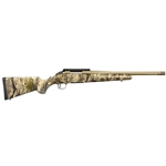 Ruger 36923 American 243 Win 4+1 16.10" Burnt Bronze Cerakote Threaded Barrel, Picatinny Rail Steel Receiver, GoWild Camo I-M Brush Fixed Compact Synthetic Stock, Right Hand