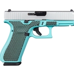 GLOCK 45 ROBINS EGG BLUE HONEYCOMB 9MM 4.02" 17-RD SEMI-AUTO PISTOL