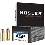 Nosler 51290 Assured Stopping Power Handgun 9mmLuger 147gr Jacketed Hollow Point 20 Per Box