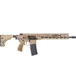 Sig Sauer RMCX556N16BIR MCX Spear LT 5.56 NATO 30rd 16" Black FNC Flat Dark Earth Aluminum Stock