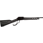 Rossi RL22161ST Rio Bravo Tactical 22 LR 10+1 16.50" Polished Black Oxide Steel Threaded Barrel, Picatinny Rail Matte Black Aluminum Receiver, Fixed Black Synthetic Stock