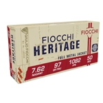 Fiocchi 762A Heritage 7.62x38mmRNagant 97gr Full Metal Jacket 50 Per Box