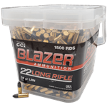 CCI 10025 Blazer Rimfire 22LR 38gr Lead Round Nose 1500