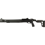 Beretta, 1301 Tactical Mod 2, Semi-automatic Shotgun, 12 Gauge, 3" Chamber, 18.5" Barrel, Anodized Finish, Black, Folding Adjustable Chisel Stock, M-LOK Forend, Improved Cylinder, Ghost Ring Sight, 7 Rounds
