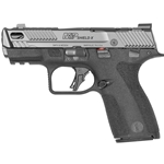 Smith & Wesson 14270 M&P PC Shield X Sub-Compact 9mm Luger 15+1 3.60" Black Armornite Ported Barrel, Black Armornite Stainless Steel Optic Cut/Serrated Slide, Black Polymer Frame w/Picatinny Rail, Textured Grip, RMSc/Holosun K Footprint, Manual Thumb