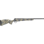 Bergara Rifles B14S805 B-14 Wilderness Sierra 6 Creedmoor 4+1 20" Sniper Gray Cerakote #5 Fluted Threaded Barrel, Sniper Gray Cerakote Steel Receiver, Wilderness Camo w/Black Webbing Fixed w/SoftTouch Synthetic Stock