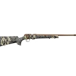 CZ-USA 02322 CZ 457 American Hunter 22 LR 5+1 20" Bronze Cerakote Steel Barrel, Bronze Cerakote Drilled & Tapped Steel Receiver, Veil Camo Fixed Synthetic Stock
