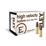 ELEY 22LR 38gr HV HP RIFLE 1250fps 50/b 100/c