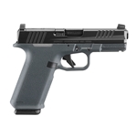 Ruger 19441 RXM 9mm Luger 17+1 4" Black FNC Nitride Alloy Steel Barrel & Optic Ready/Serrated Slide, Stealth Gray Polymer Frame w/Accessory Rail, Textured Grip, RMR/RMSc/DeltaPoint Pro Footprint