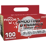 Fiocchi 12SDB187 Shooting Dynamics 12Gauge 2.75" 1 1/8oz 7.5Shot 100 Per Box