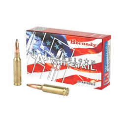 Hornady 81489 American Whitetail 6.5 Creedmoor 129 GR InterLock 20 Bx/ 10 Cs