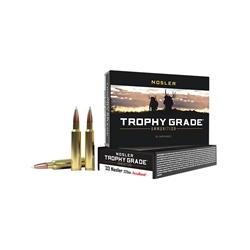 Nosler 60098 Trophy Grade 33 Nosler 225 GR Partition 20 Bx/ 10 Cs