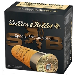 Sellier & Bellot SB12RSA Special Rubber Ball 12 Gauge 2.75" 2-11/16 oz 15 Rubber