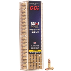 31 CCI MINI MAG 22LR HP PLSTC 100/5000