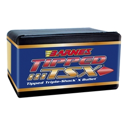 Barnes Bullets 30368 Tipped TSX   30 Caliber .308 165 GR TTSX Boat Tail 50 Box