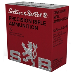 Sellier & Bellot SB338LMB Rifle Match 338 Lapua Magnum 300 GR Boat Tail Hollow P