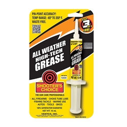Shooter's Choice, Synthetic All-Weather High-Tech Gun Grease, Liquid, 10cc, 12/Box, Syringe