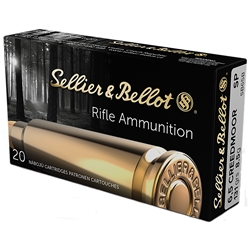 Sellier & Bellot SB65B Rifle 6.5Creedmoor 131gr Soft Point 20 Per Box