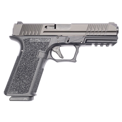 GLOCK PFS9 Full Size 9mm Luger 4.49" 17+1 Black Aggressive Textured Black Polymer Grip