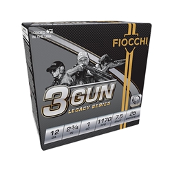 Fiocchi 12DL3G75 3 Gun Match 12 Gauge 2.75" 1 oz 7.5 Shot 25 Bx