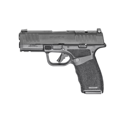 Springfield, Hellcat Pro, Striker Fired, Semi-automatic, Polymer Frame Pistol, 9MM, 3.7" Hammer Forged Barrel, Melonite Finish, Black Polymer Frame, Textured Grip, Tritium Front Sight, Tactical Rack Rear Sight, 15 Rounds, 2 Magazines