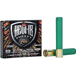 HEVI-Shot HS1009 HEVI-18 Turkey TSS 410 Gauge 3" 13/16 oz 1090 fps Tungsten 9 Shot 5 Bx