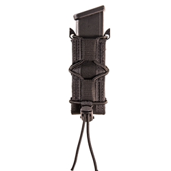 High Speed Gear, Pistol TACO, Single Magazine Pouch, Molle, Fits Most Pistol Magazines, Hybrid Kydex and Nylon, Black