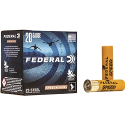 Federal WF2091 Speed-Shok 20 Gauge, 3" 7/8 oz, 1 Shot, 25 Per Box