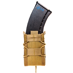 High Speed Gear 11TA00CB TACO Mag Pouch Single Coyote Brown Nylon MOLLE Compatible w/ Rifle