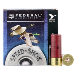 Federal WF1454 Speed-Shok 12 Gauge, 2.75" 1 1/8 oz, 4 Shot, 25 Per Box