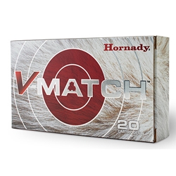 Hornady 81397 V-Match 6mm Creedmoor 80 gr ELD-VT 20 Per Box