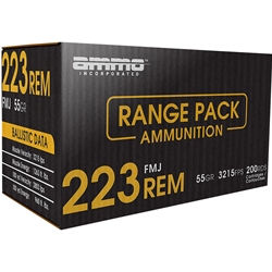 Ammo Inc 223055FMJA200 Signature 223Rem 55gr Full Metal Jacket 200 Per Box