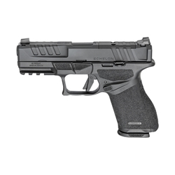 Springfield, Echelon 4.0C, Semi-automatic, Striker Fired, Polymer Framed Pistol, Full Size, 9MM, 4" Barrel, Melonite Finish, Black, Optics Ready Slide, Front Tritium Night Sight, Tactical Rack U-Dot Rear, 15 Rounds, 2 Magazines