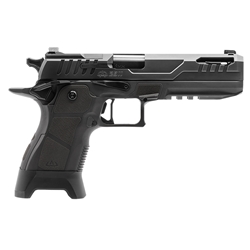 Oa Defense OA2311FPROKITBLKPRT21 2311 Pro Full Size Frame 9mm Luger 21+1 5" Black DLC Ported Barrel, Black Lightening Cut/Optic Cut/Serrated Steel Slide & Aluminum Frame w/Picatinny Rail, Black Modular Grip, Ambidextrous, 5 Mags