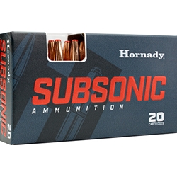Hornady 80809 Subsonic Rifle 30-30Win 175gr Sub X 20 Per Box