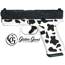 GLOCK 43X MOS 9MM 3.41" GLITTER GUNZ TACTI COW