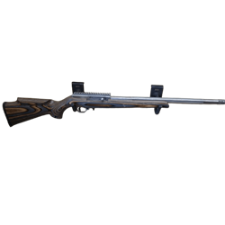 VOLQUARTSEN DELUXE 17HMR WITH BROWN AND GRAY LAMINATE SPORTER STOCK