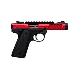 RUGER MKIV 22/45 RED 22LR 4.4" 10-RD SEMI-AUTO PISTOL