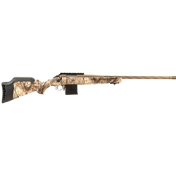 Ruger 46990 American II Full Size 204 Ruger 10+1 22" Burnt Bronze Cerakote Spiral Fluted Threaded Barrel & Steel Receiver w/Picatinny Rail, Dipped GoWild I-M Camo Adj LOP Synthetic Stock